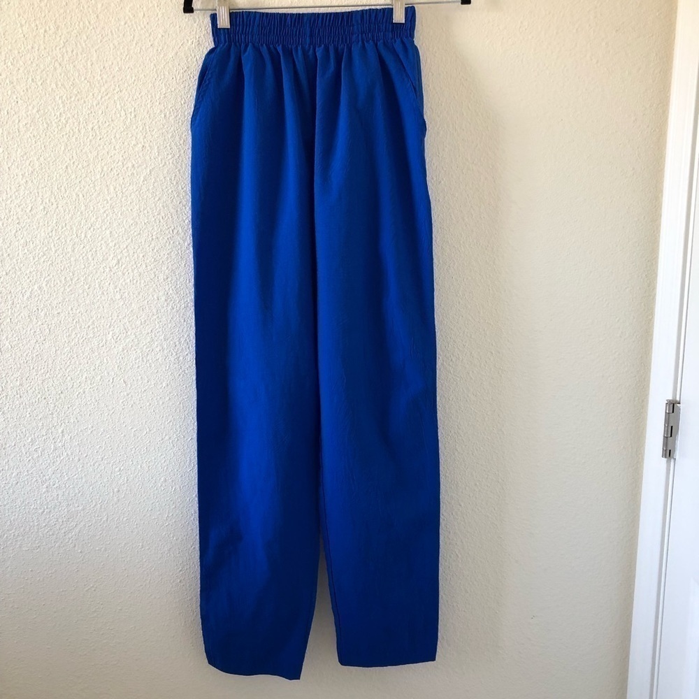 Royal blue vintage Remo pants size Small